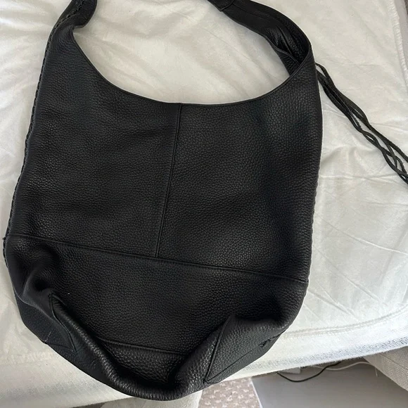 REBECCA MINKOFF BLACK LEATHER PURSE - Picture 2 of 4